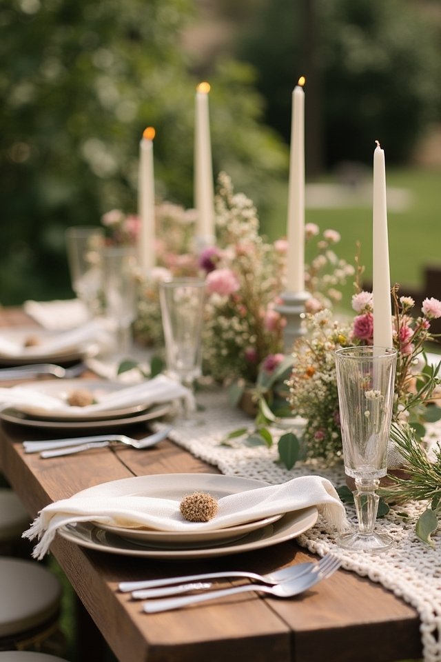 bohemian wedding table decor