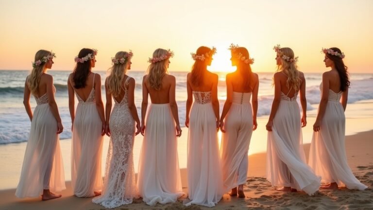 boho chic beach wedding dresses