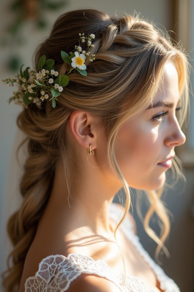 boho chic wedding braids