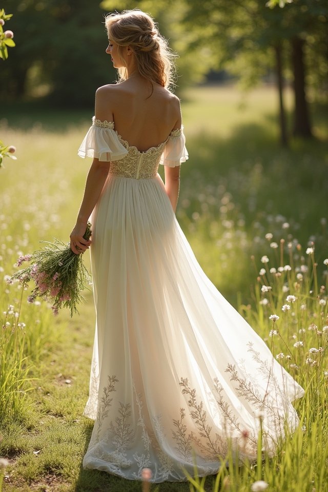 boho embroidered maxi dress
