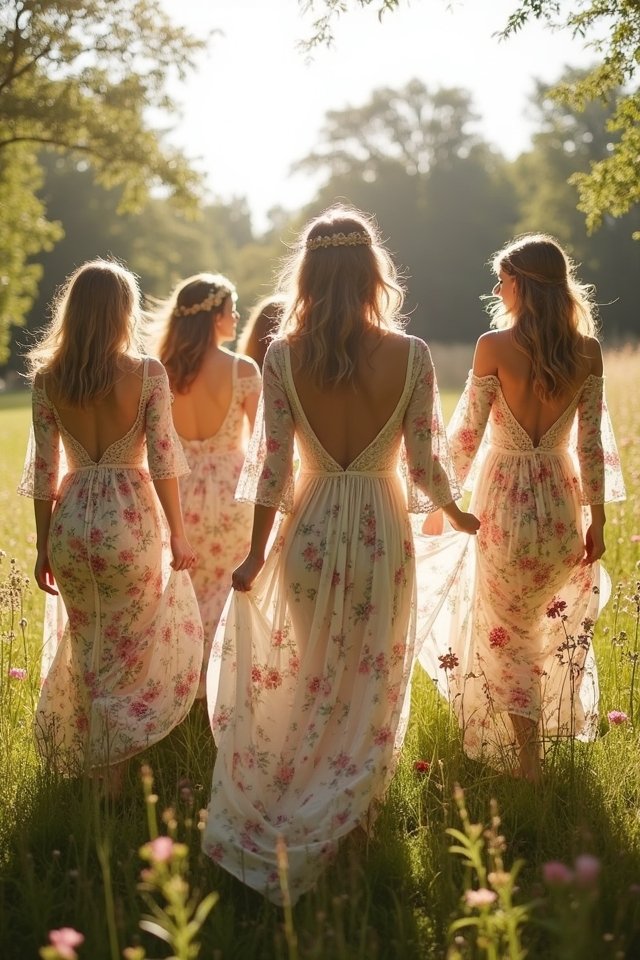 boho floral maxi dress
