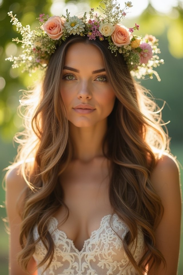 boho flower crown magic