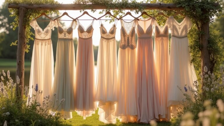 boho inspired elegant wedding dresses