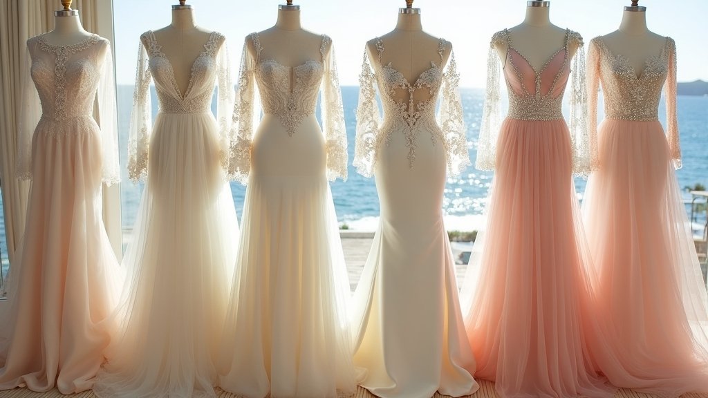 boho mermaid wedding dresses