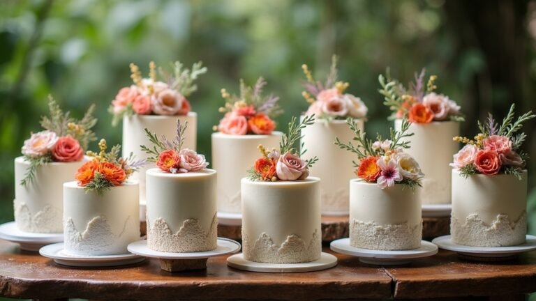boho wedding cake styles