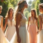 boho wedding dresses corset