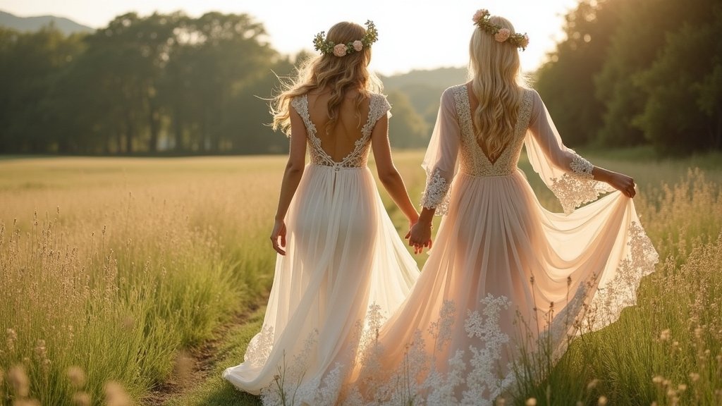 boho wedding gown inspiration