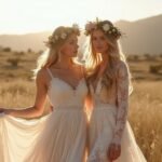 boho western wedding dresses