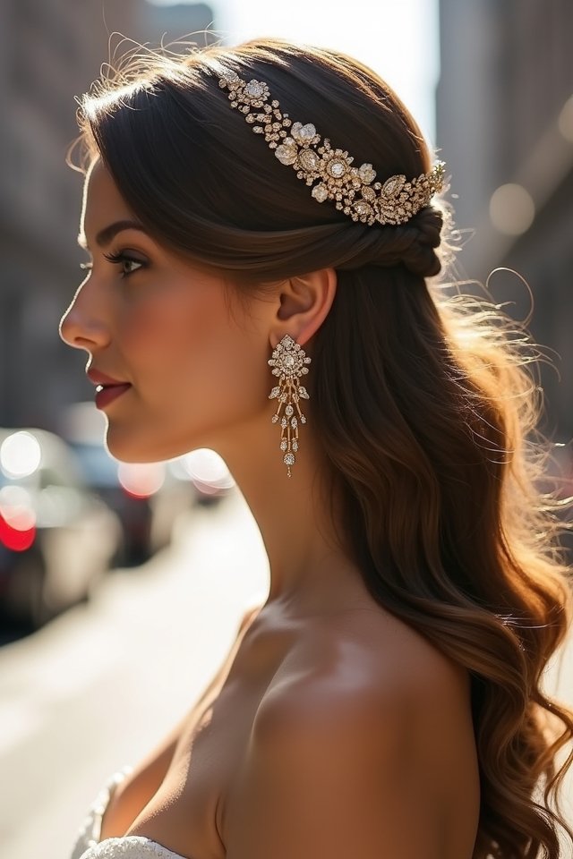 bold accessories enhance hairstyles