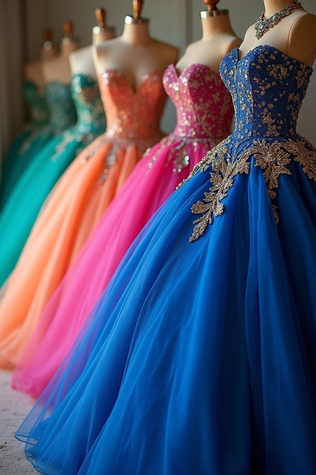 bold and vibrant bridal colors