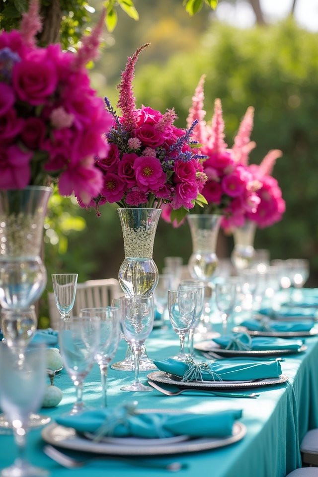 bold and vibrant wedding palette