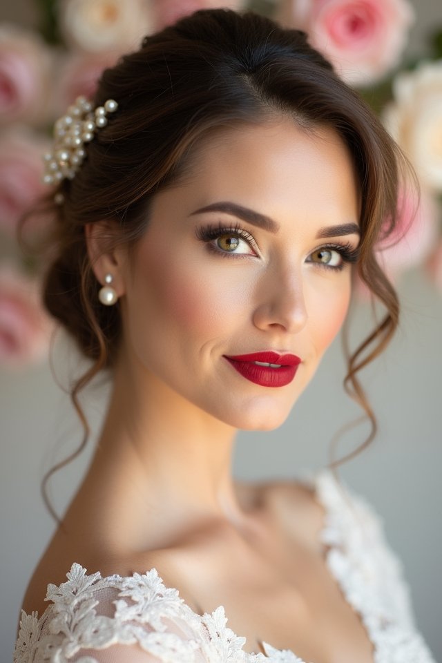 bold bridal lip tips