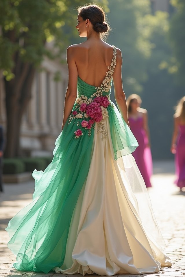 bold colorful wedding accents