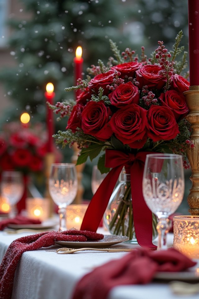 bold deep red elegance