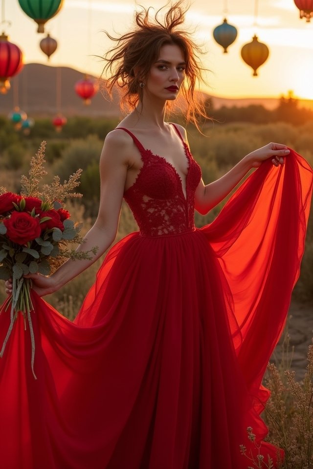 bold dresses for weddings