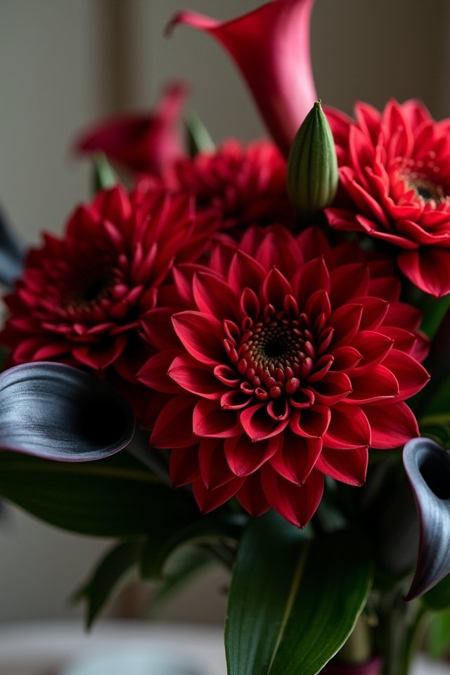 bold elegance bouquet design