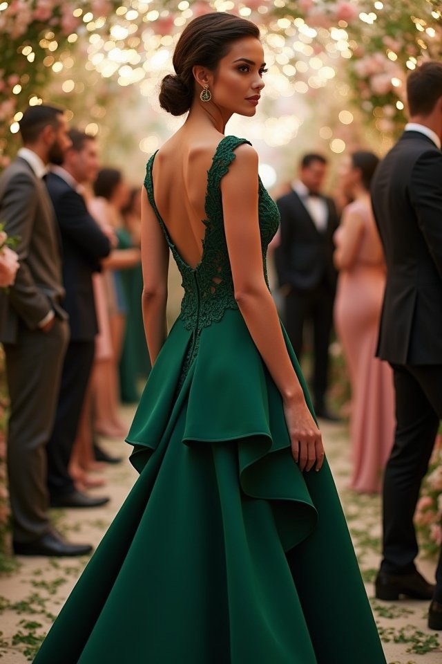 bold elegant wedding attire