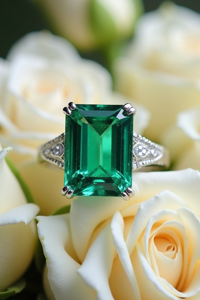 bold emerald cut elegance