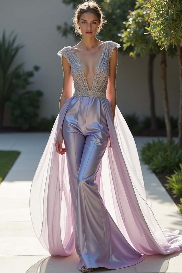 bold gender neutral wedding attire