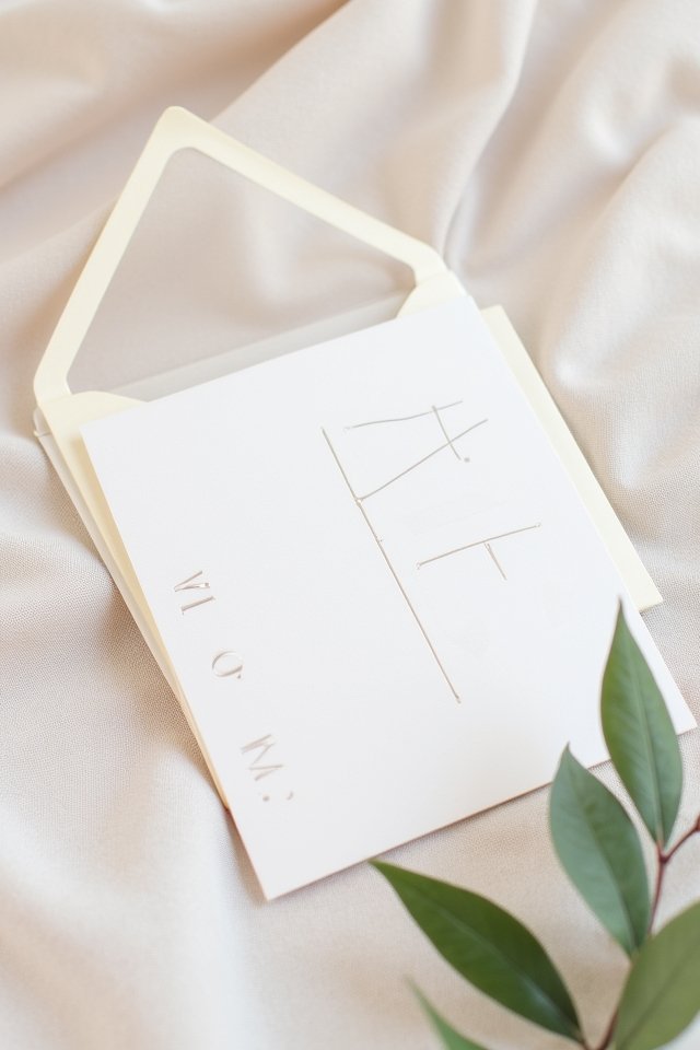 bold geometric invitation design