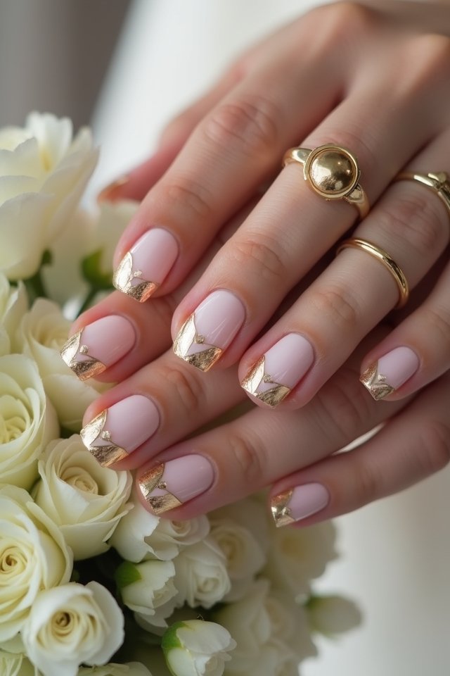 bold geometric nail designs