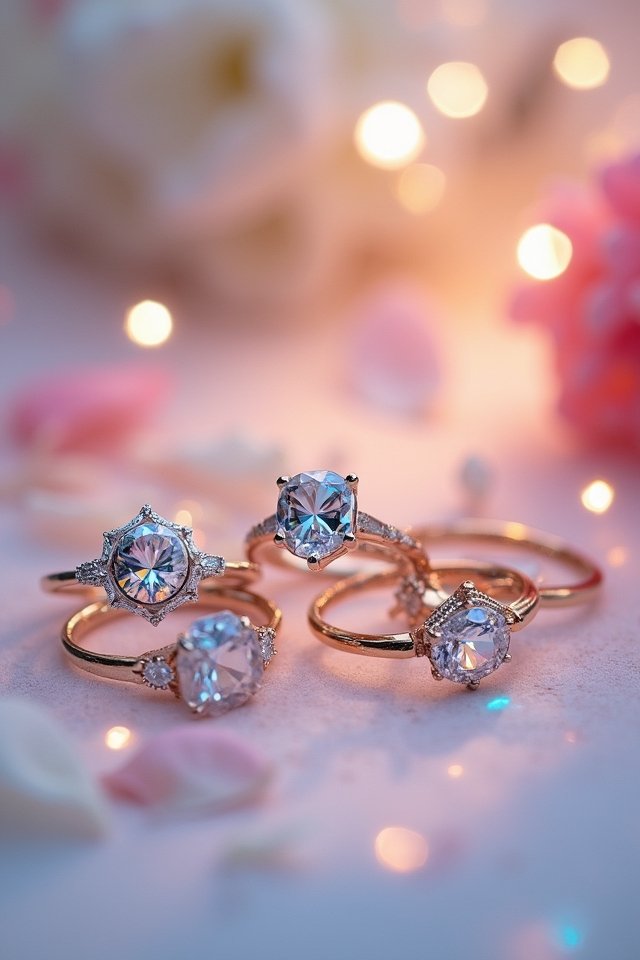 bold geometric ring designs