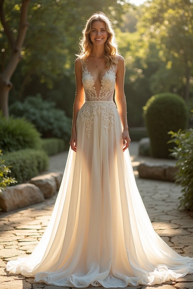 bold high low wedding gowns