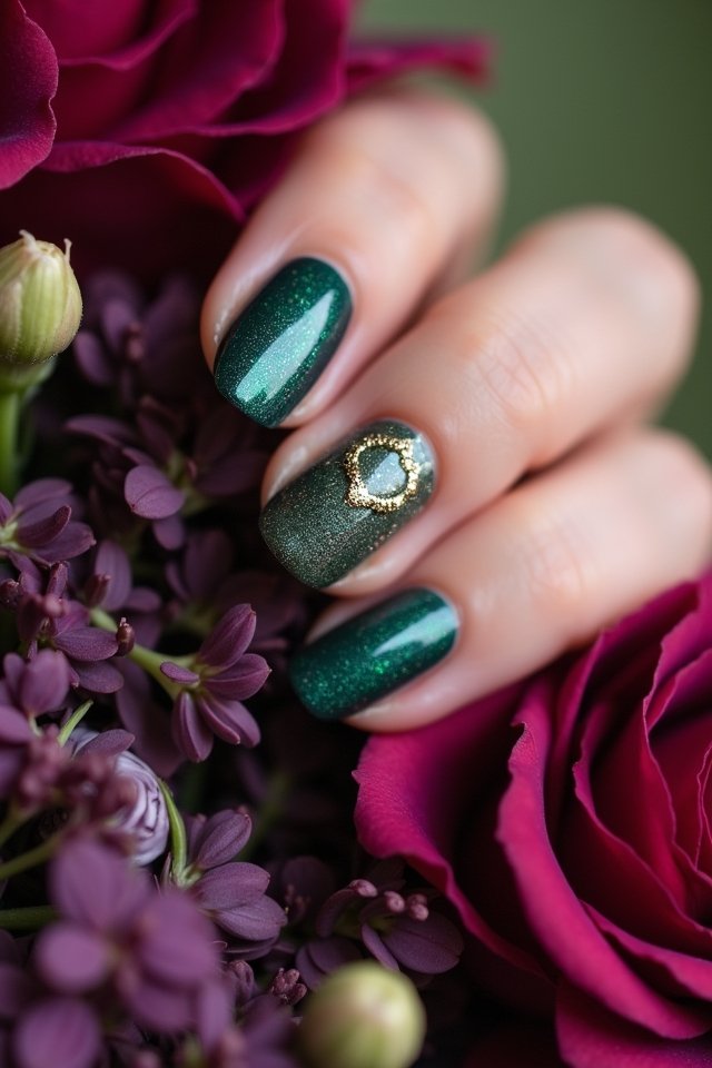 bold jewel tones for bridesmaids