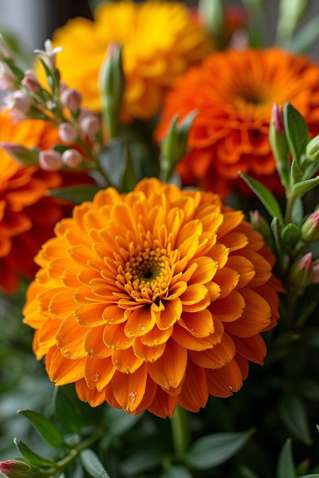 bold marigolds vibrant arrangements