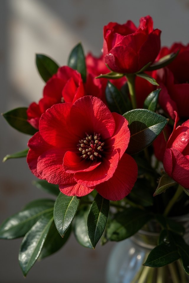 bold passionate red bouquet