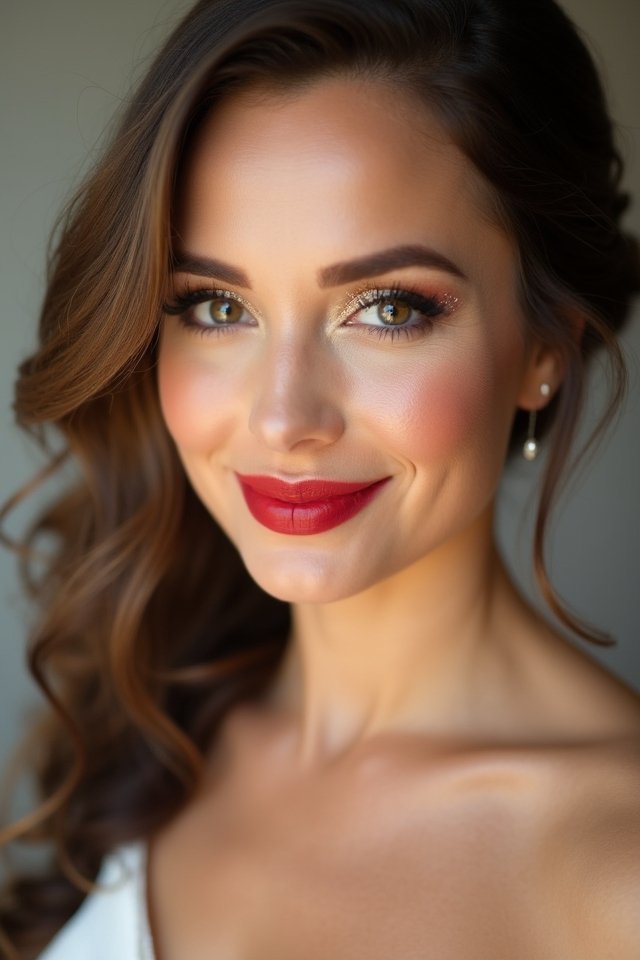 bold red lips confidence