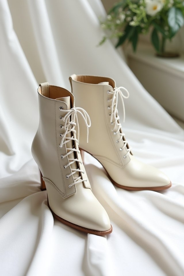 bold stylish lace up boots