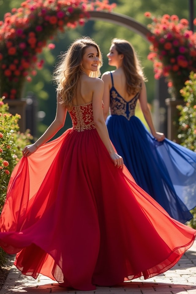 bold wedding dress colors