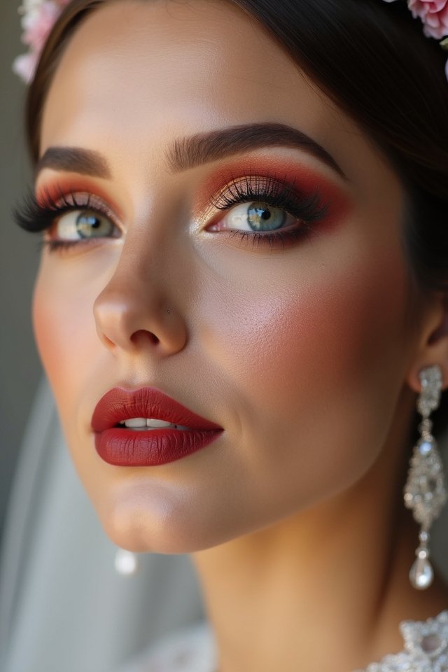 bold wedding makeup choices