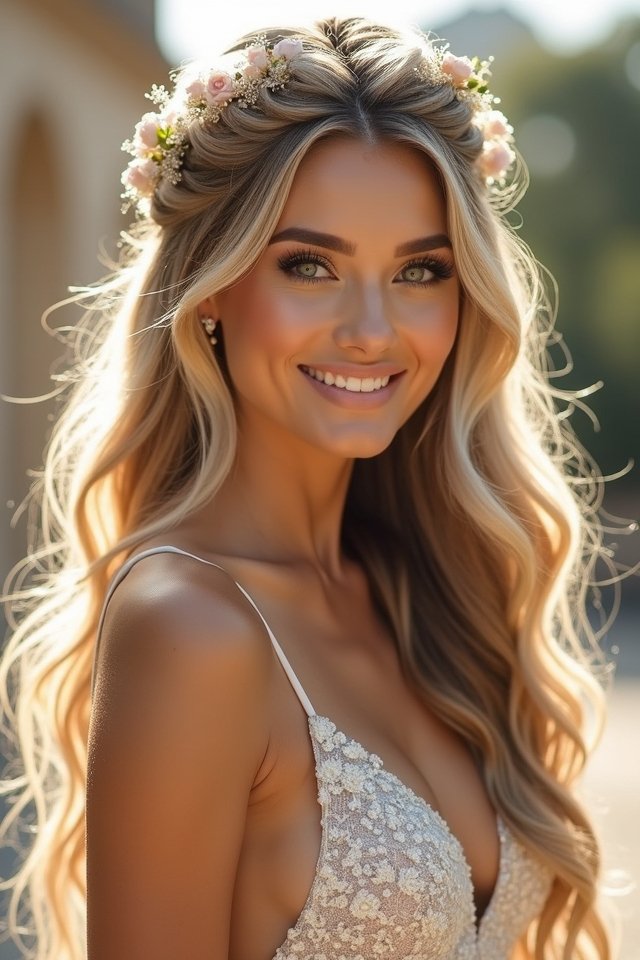braided beachy hair accents