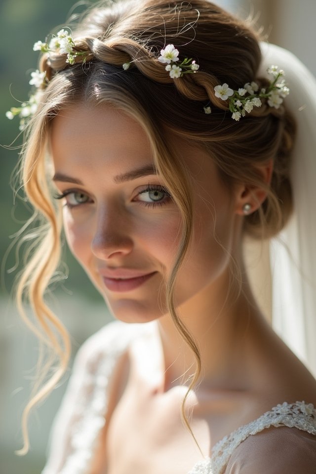 braided crown for weddings