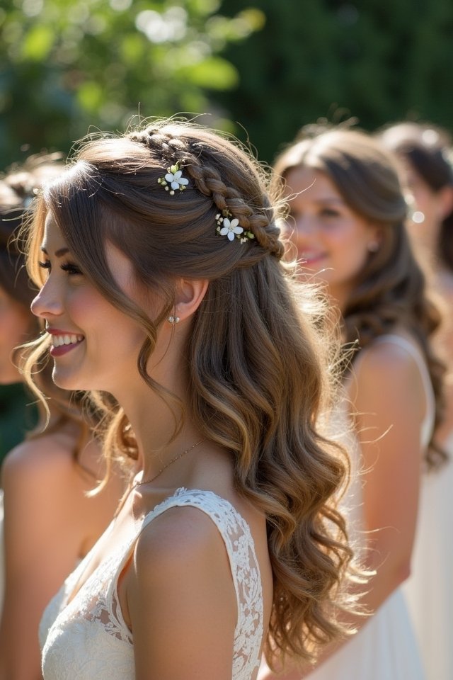 braided crown for weddings