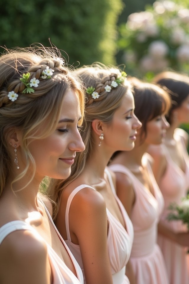 braided crown hairstyle elegance
