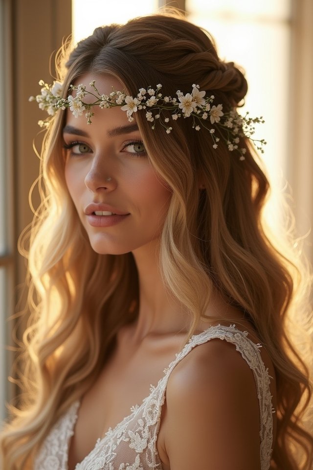 braided crown with waves