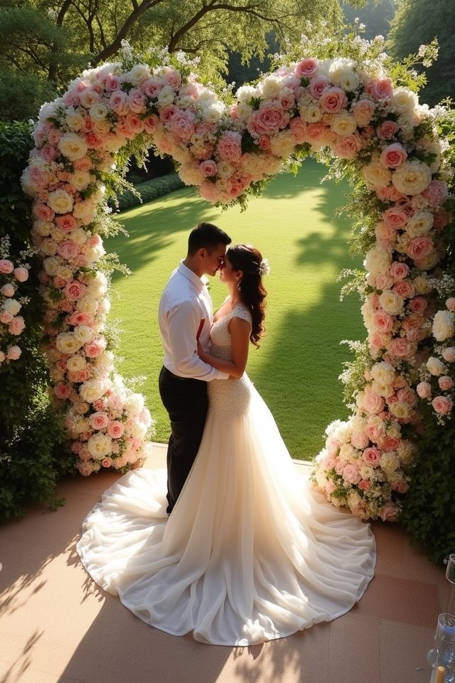 breathtaking aerial wedding photography