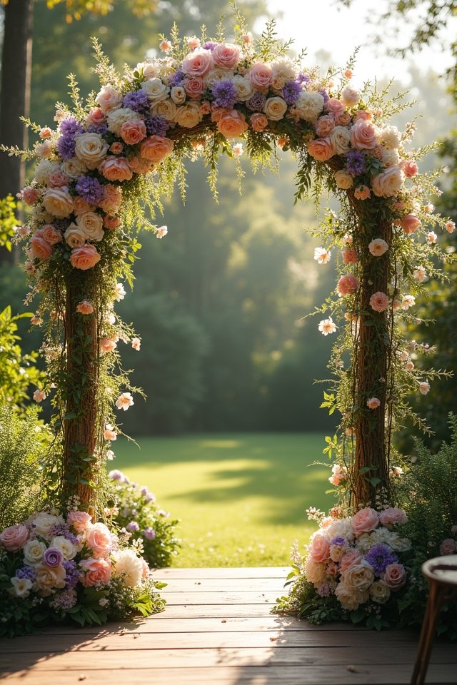 breathtaking floral archway design