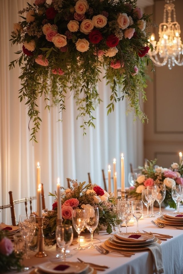 breathtaking overhead floral displays