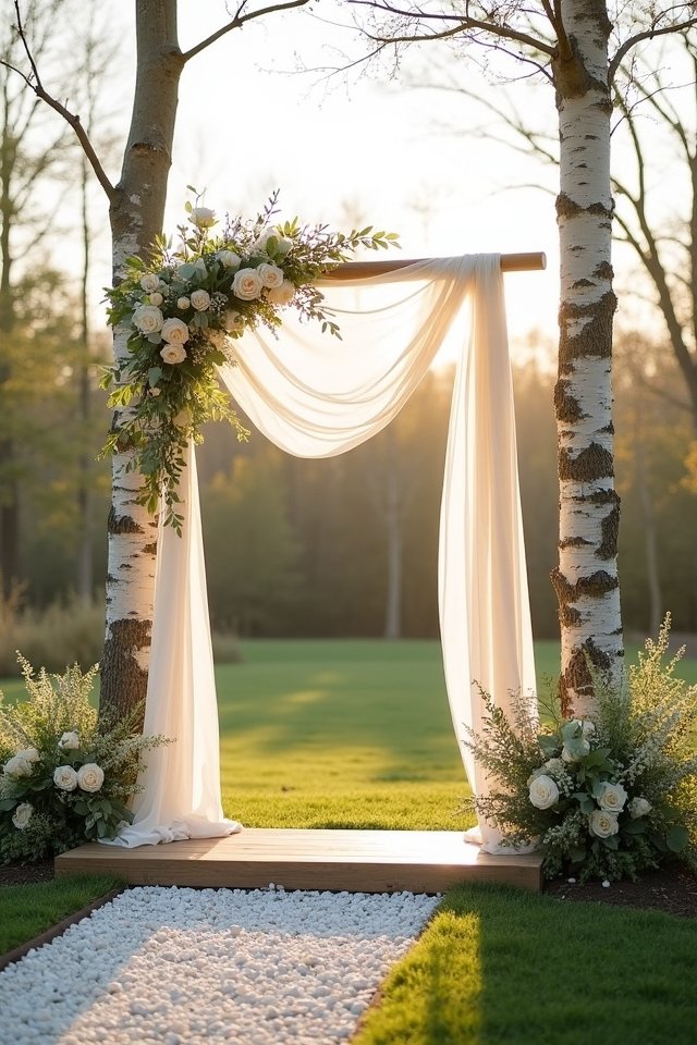 breathtaking unique ceremony backdrops