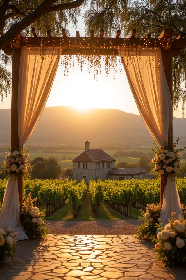 breathtaking vineyard wedding experience