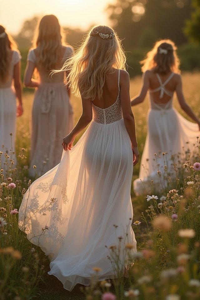 breezy bohemian garden vibes