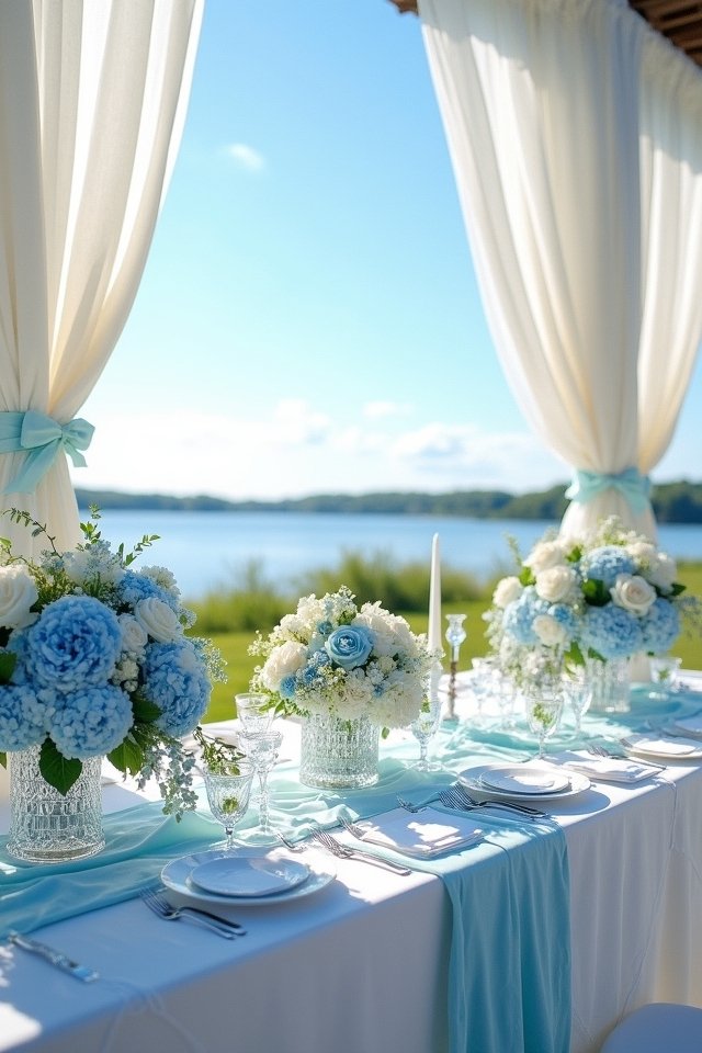 breezy coastal wedding palette
