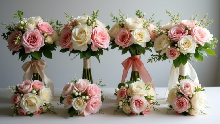 bridal bouquets with bidermajer design