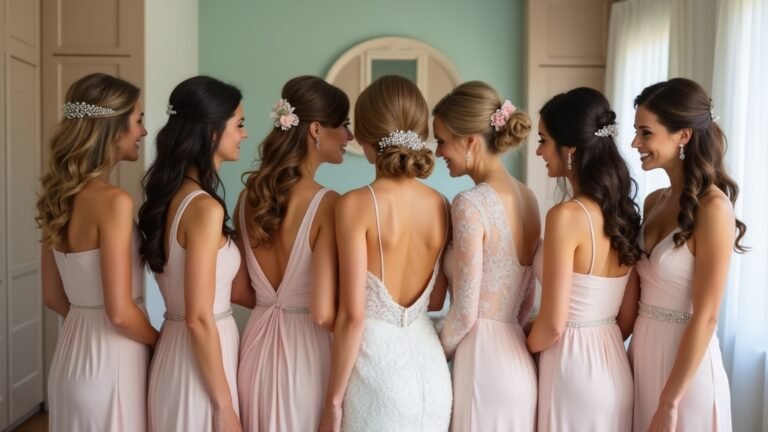 bridal hair ideas for bridesmaids