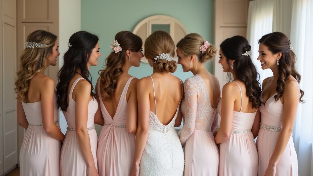 bridal hair ideas for bridesmaids