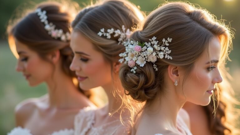 bridal hairstyles with accessories
